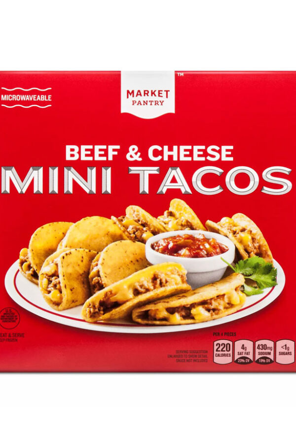 Frozen Beef & Cheese Mini Tacos