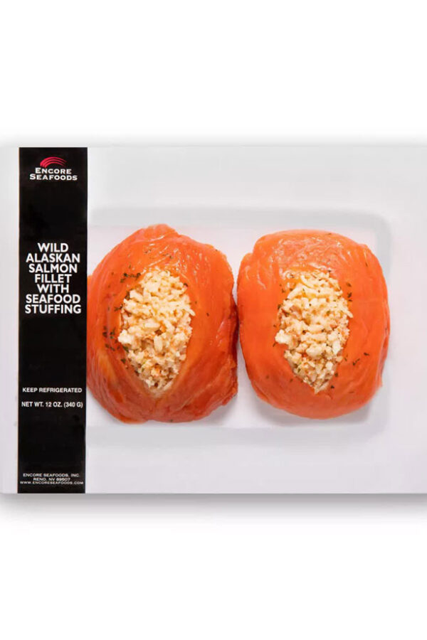 Encore Seafoods Stuffed Alaskan Salmon