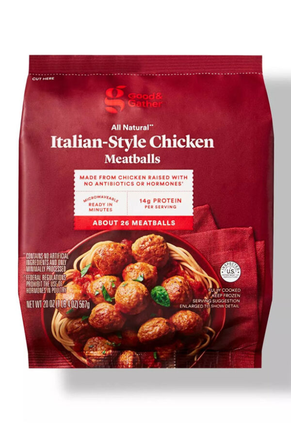 All Natural Italian-Style Chicken Meatballs