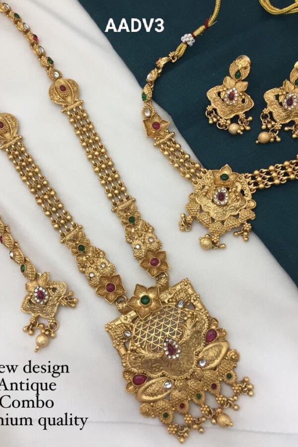 AADV3 Stunning Women’s Combo Necklace Set